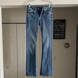 Silver Jeans Suki Bootcut Medium Blue Straight-Leg Jeans